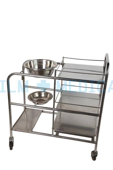 Trolley 3 Tiered with Bowl Holders